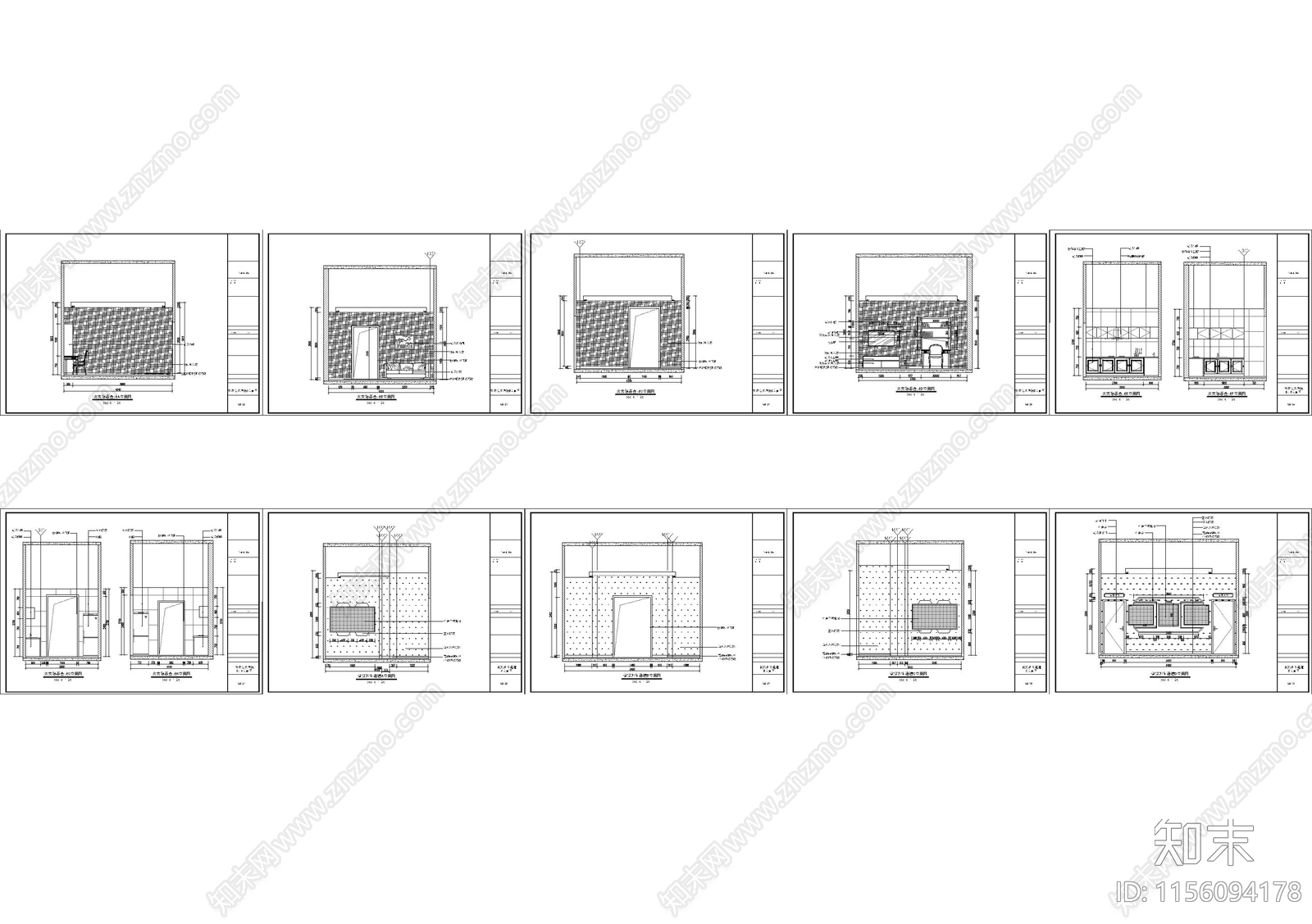 某消防展馆详图cad施工图下载【ID:1156094178】