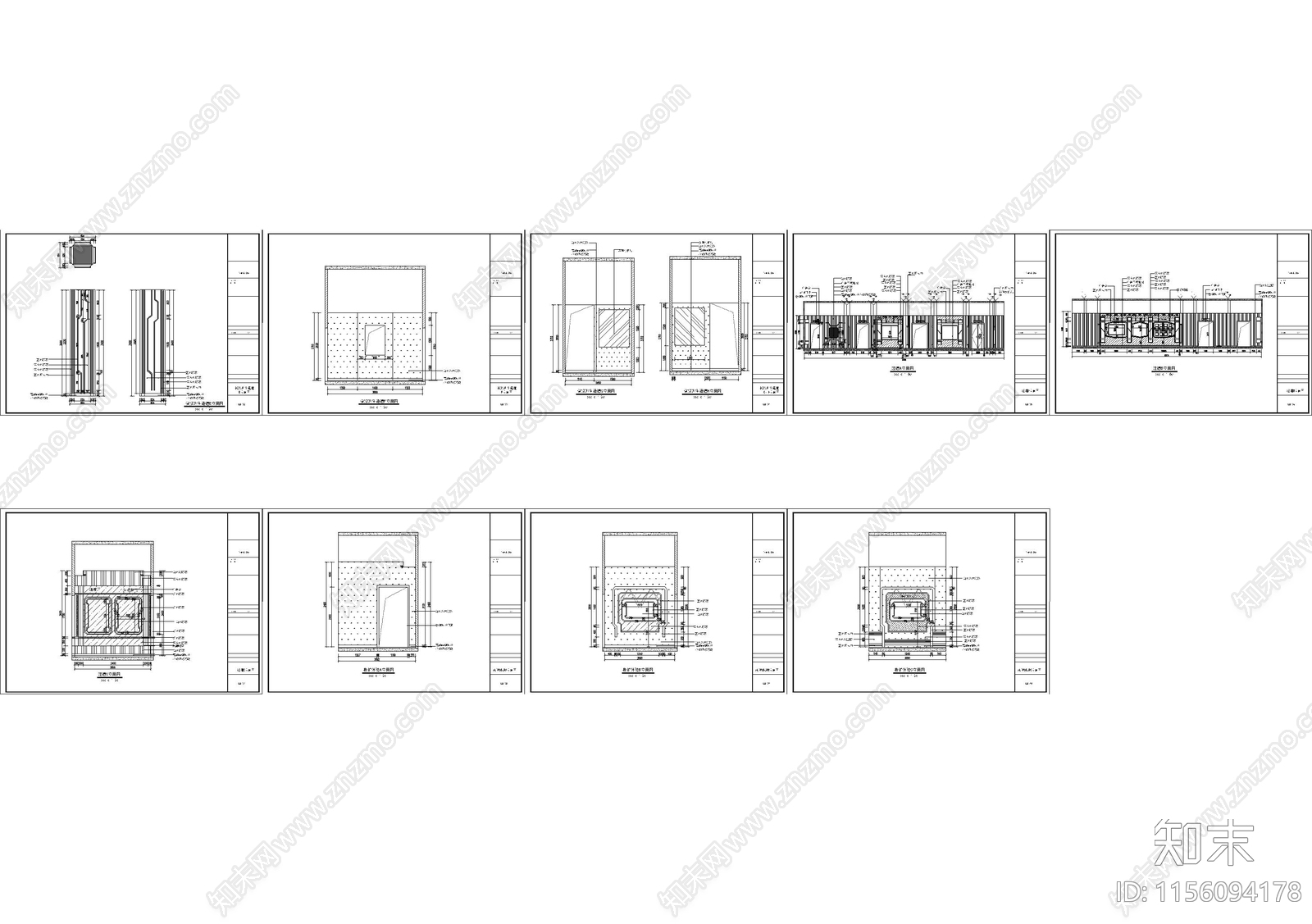 某消防展馆详图cad施工图下载【ID:1156094178】