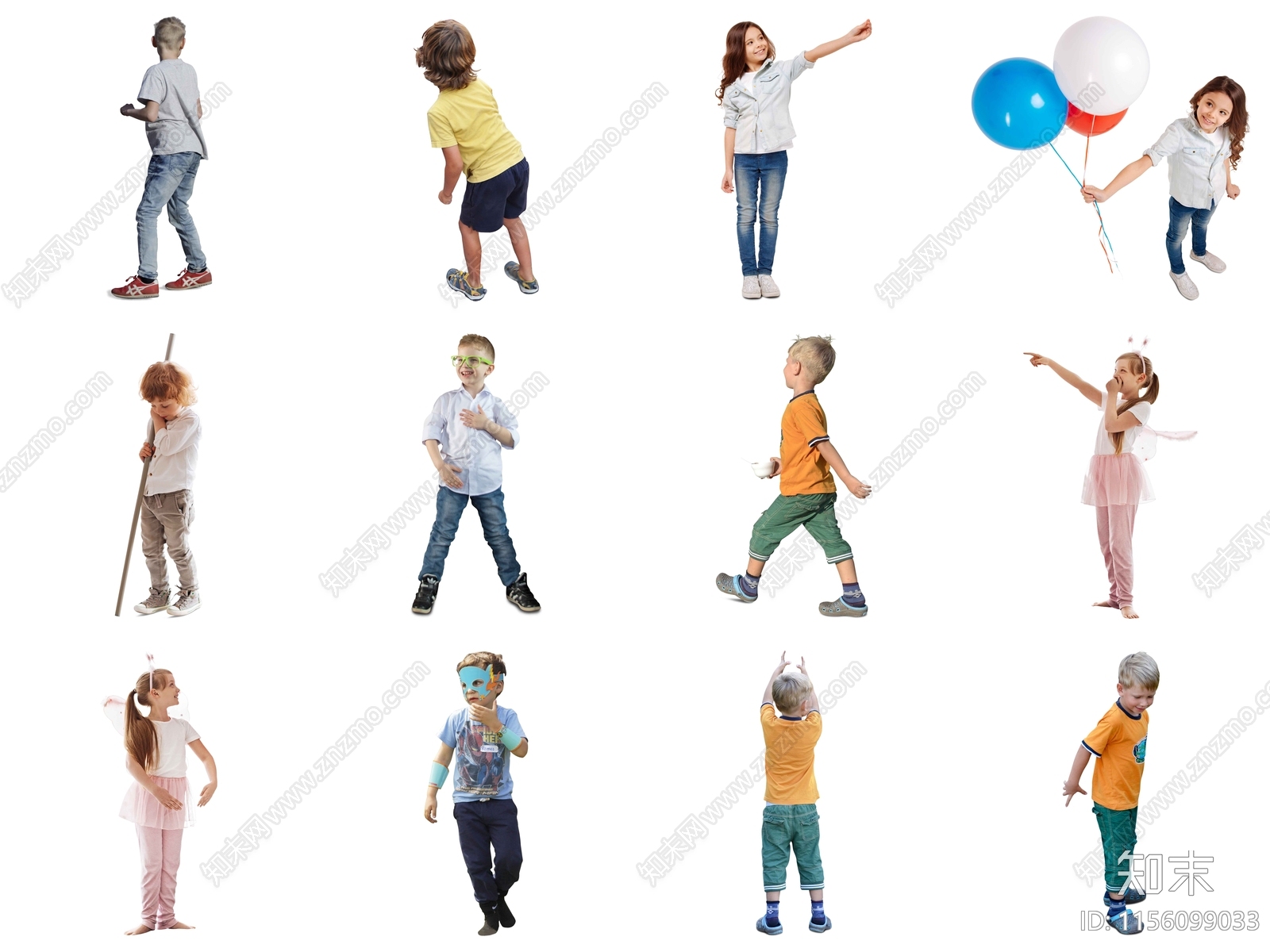 儿童人物素材免抠贴图下载