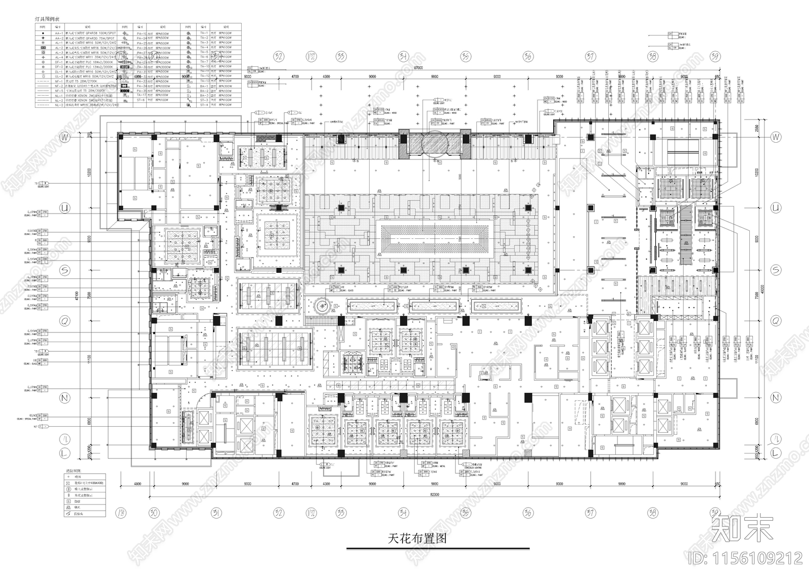 4160㎡中式日式餐厅餐饮cad施工图下载【ID:1156109212】