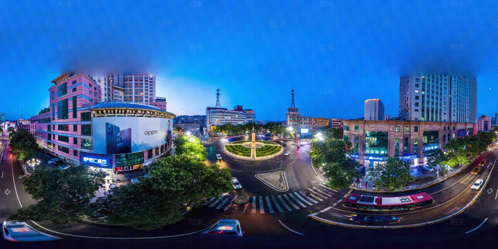 晨曦黄昏城市夜景全景HDR贴图下载【ID:1156111751】