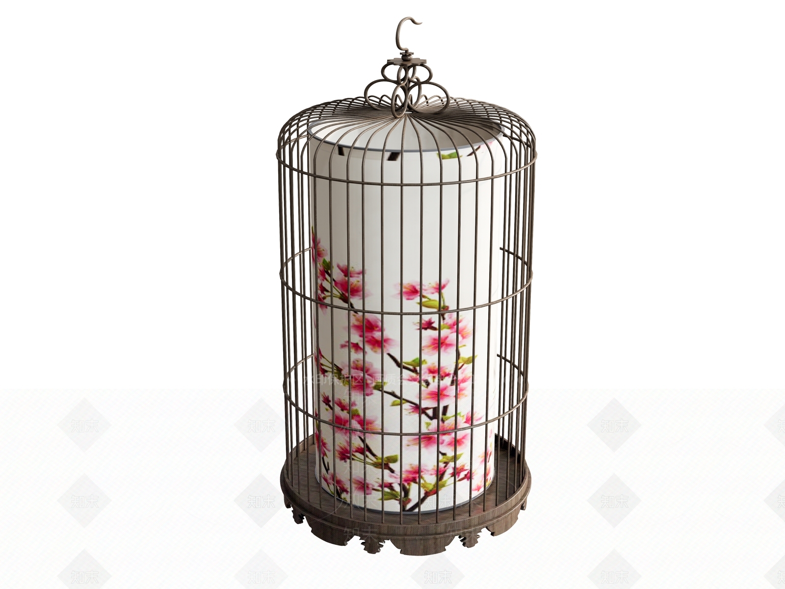 中式鸟笼SU模型下载【ID:1156119573】