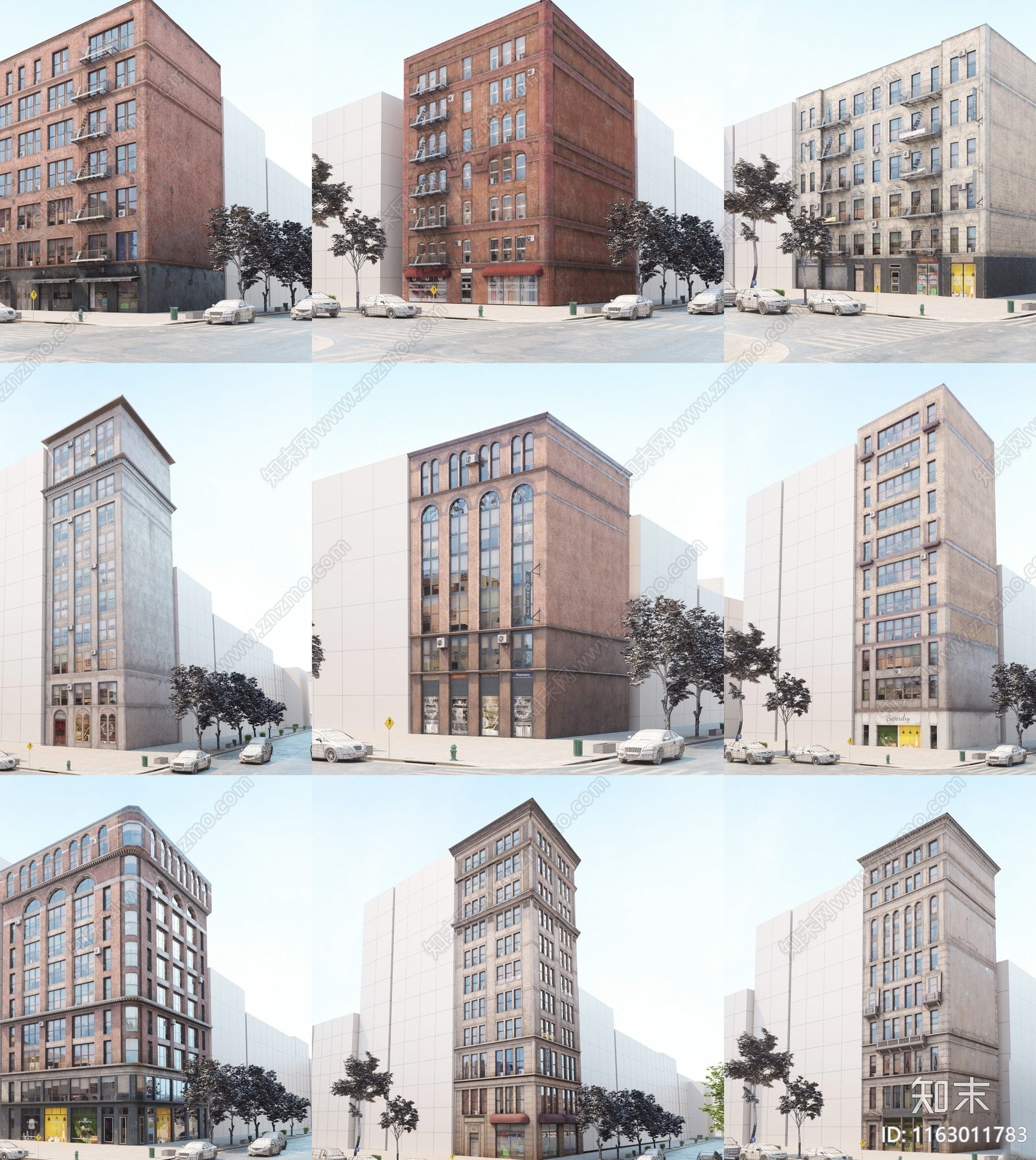 其他商业建筑SU模型下载【ID:1163011783】