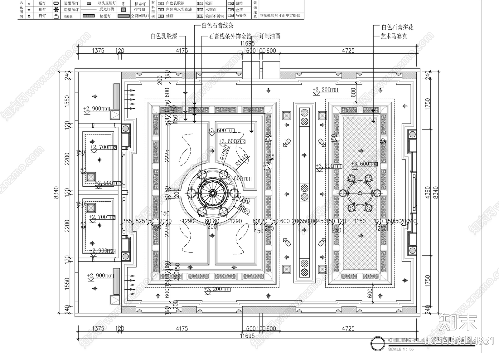 夜总会cad施工图下载【ID:1156144351】