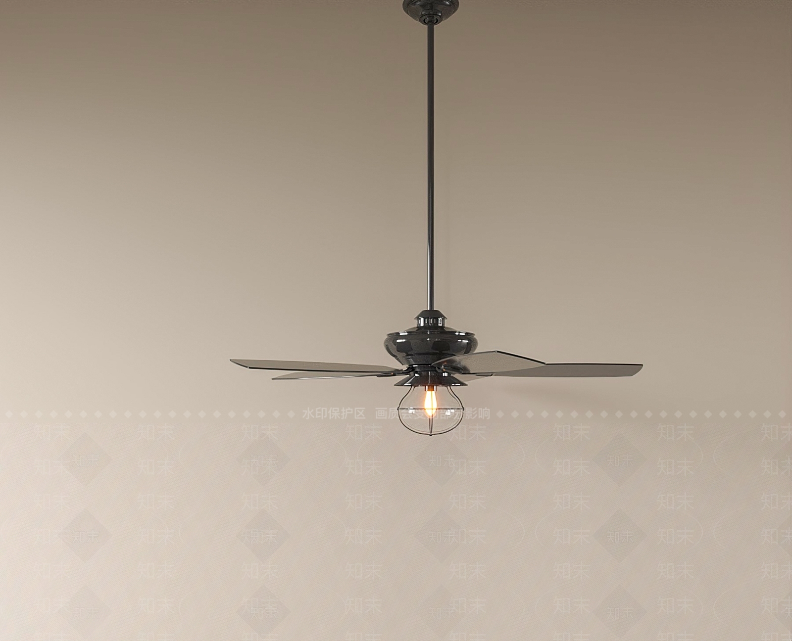 现代风扇灯3D模型下载【ID:1156161402】