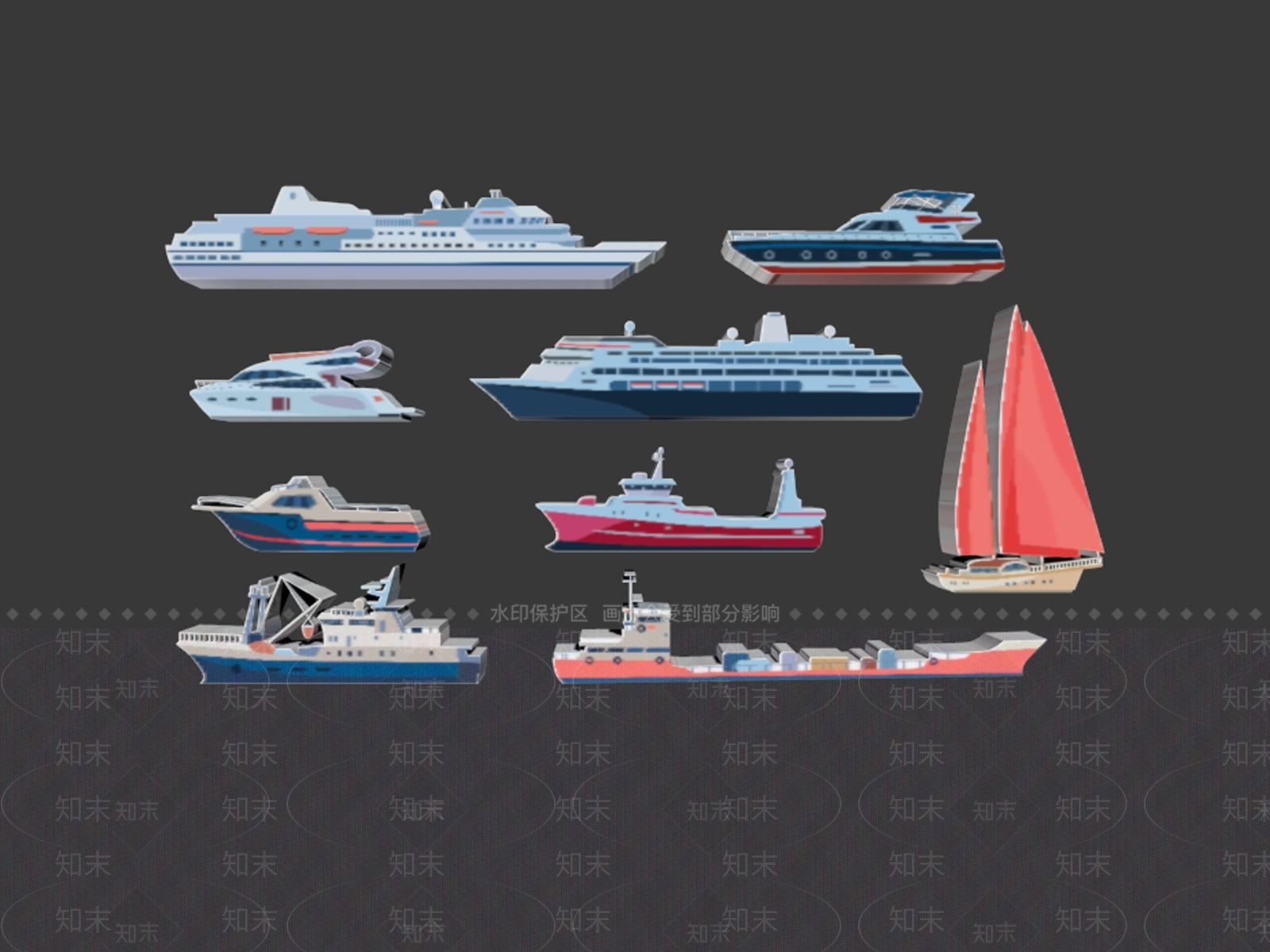 船SU模型下载【ID:1156161535】