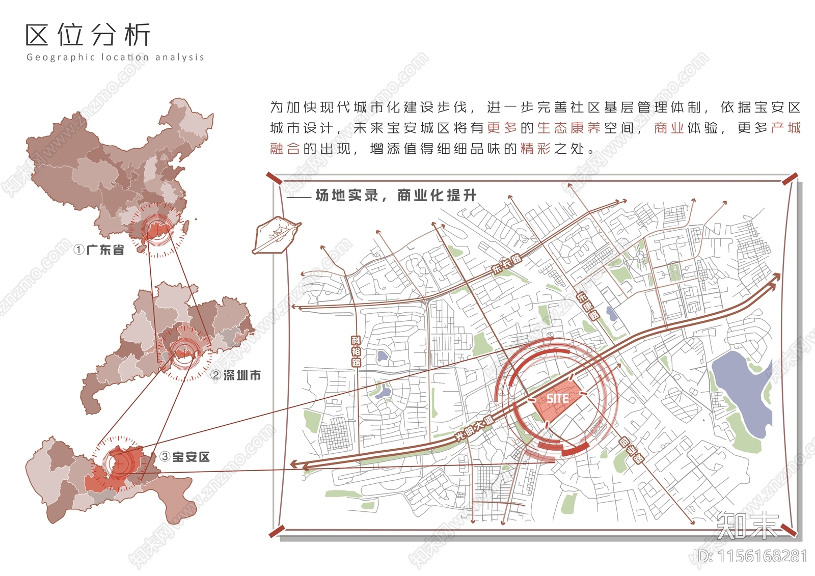 PSD免抠插画风前期区位分析图下载【ID:1156168281】