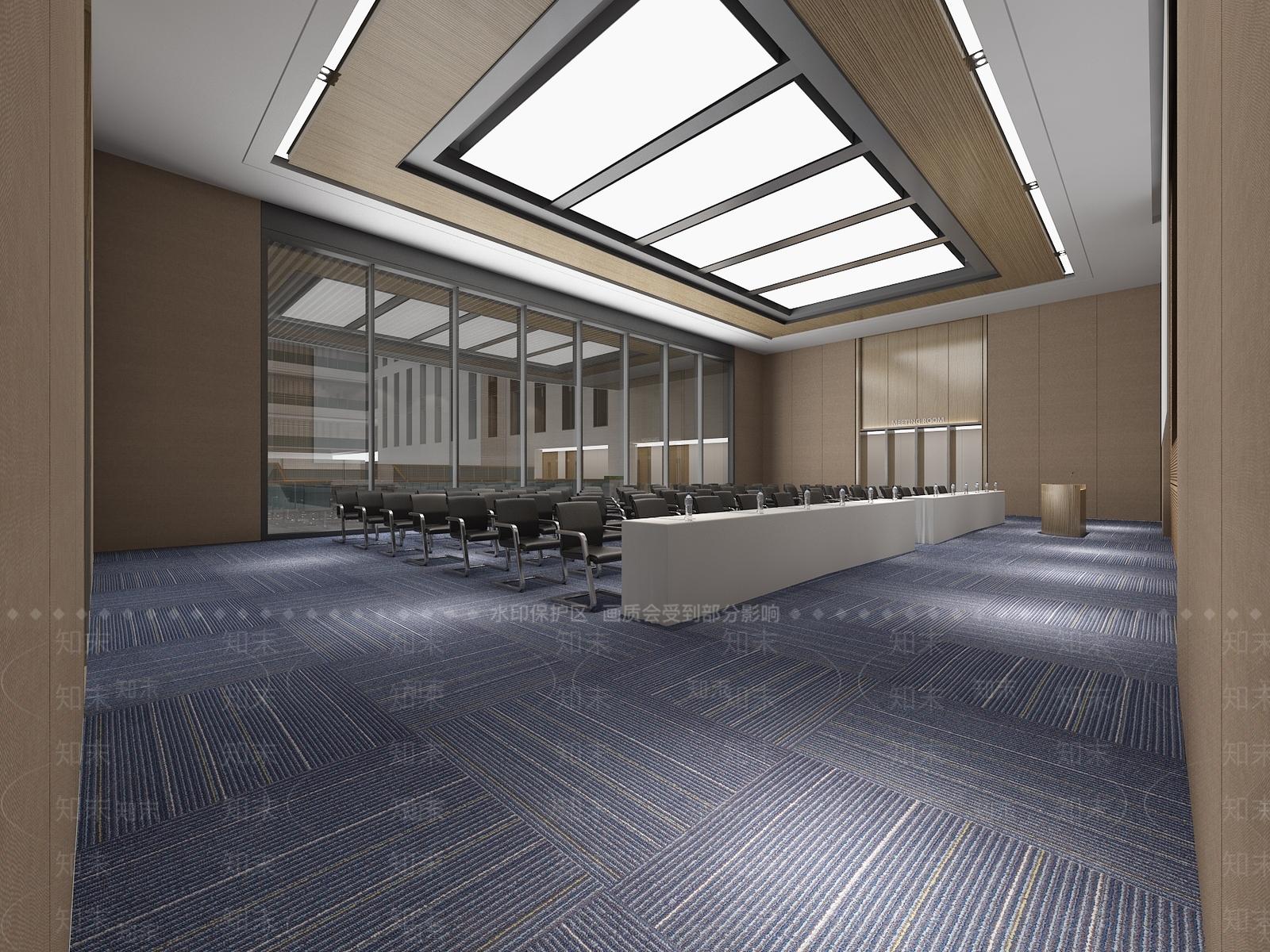 现代报告厅3D模型下载【ID:1156173880】
