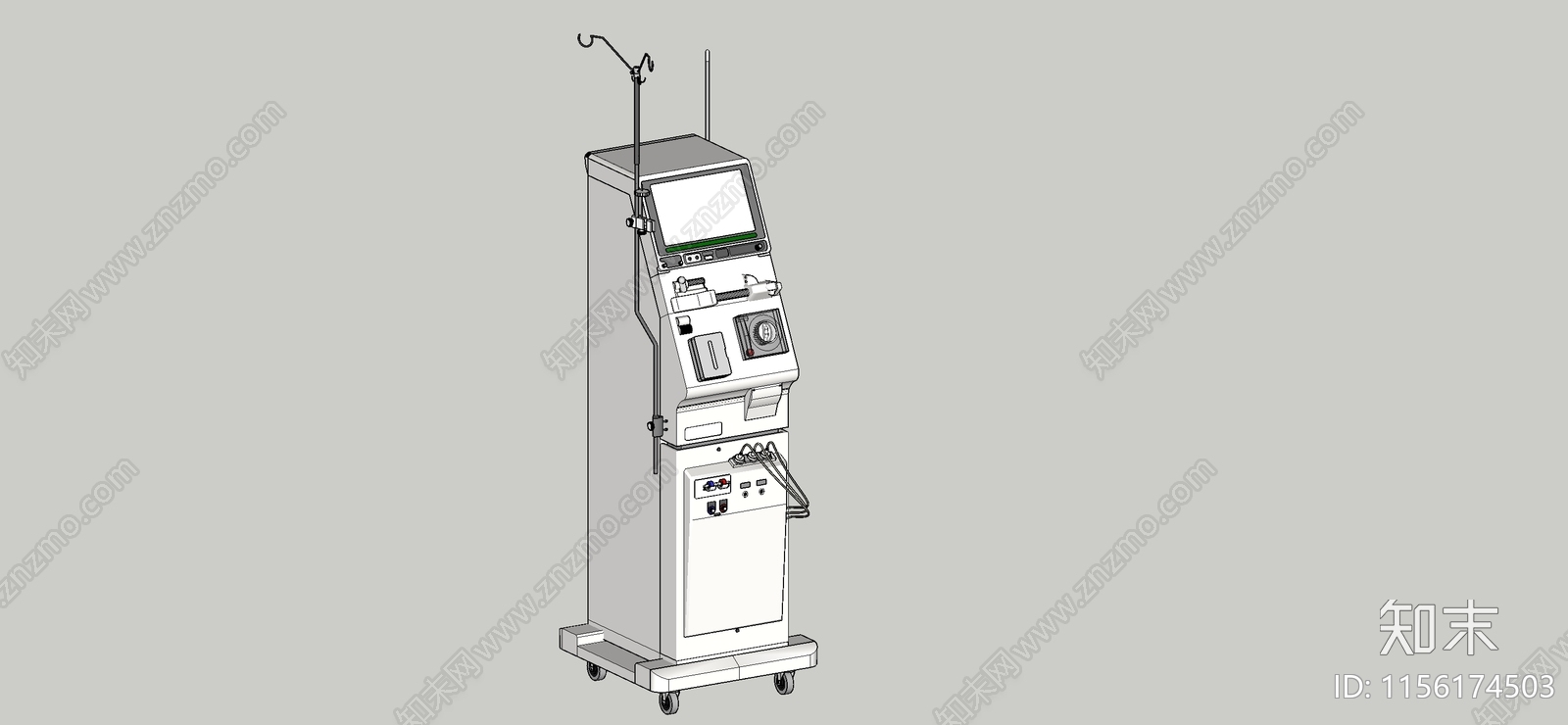 血液透析设备SU模型下载【ID:1156174503】