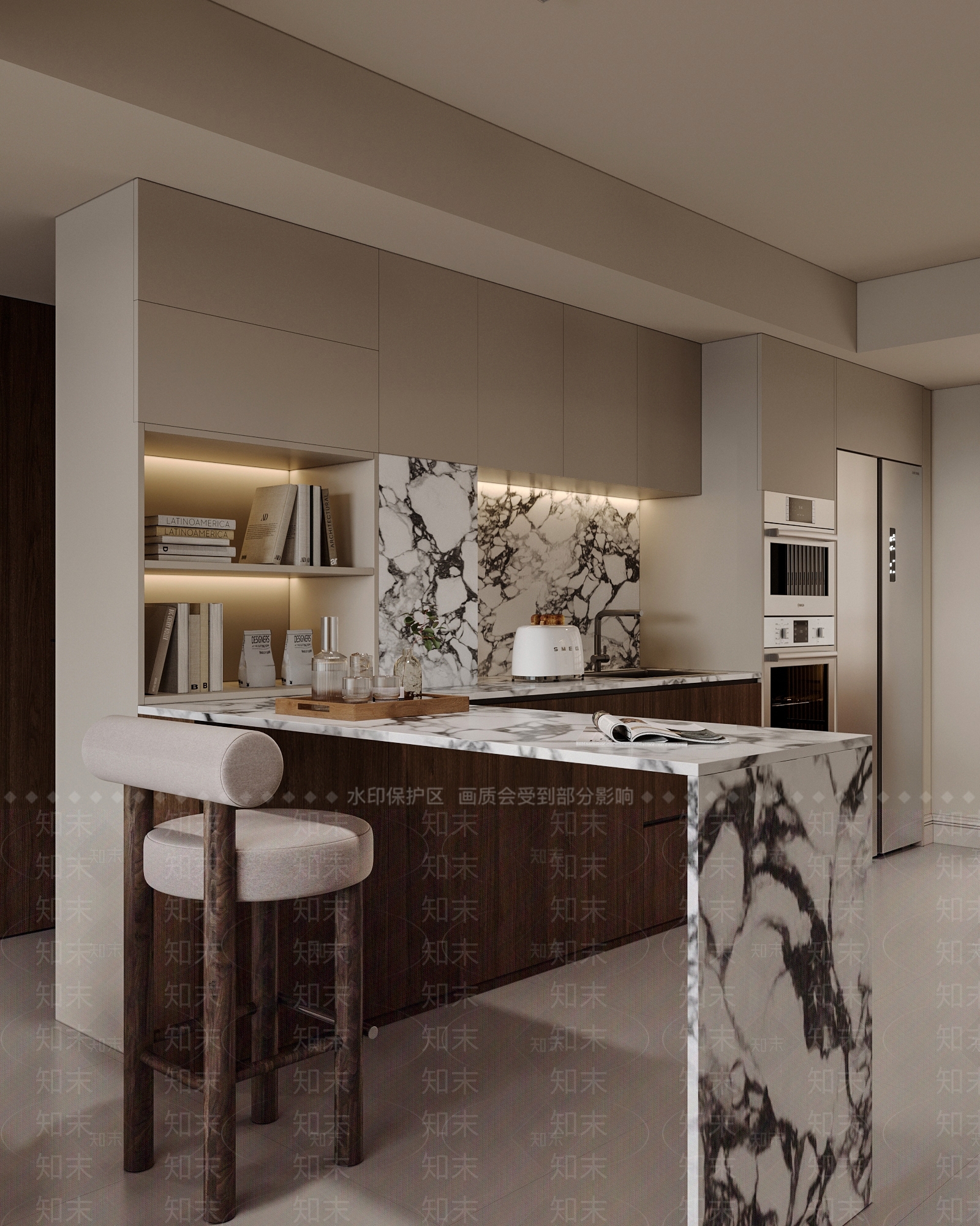 现代吧台3D模型下载【ID:1156175580】