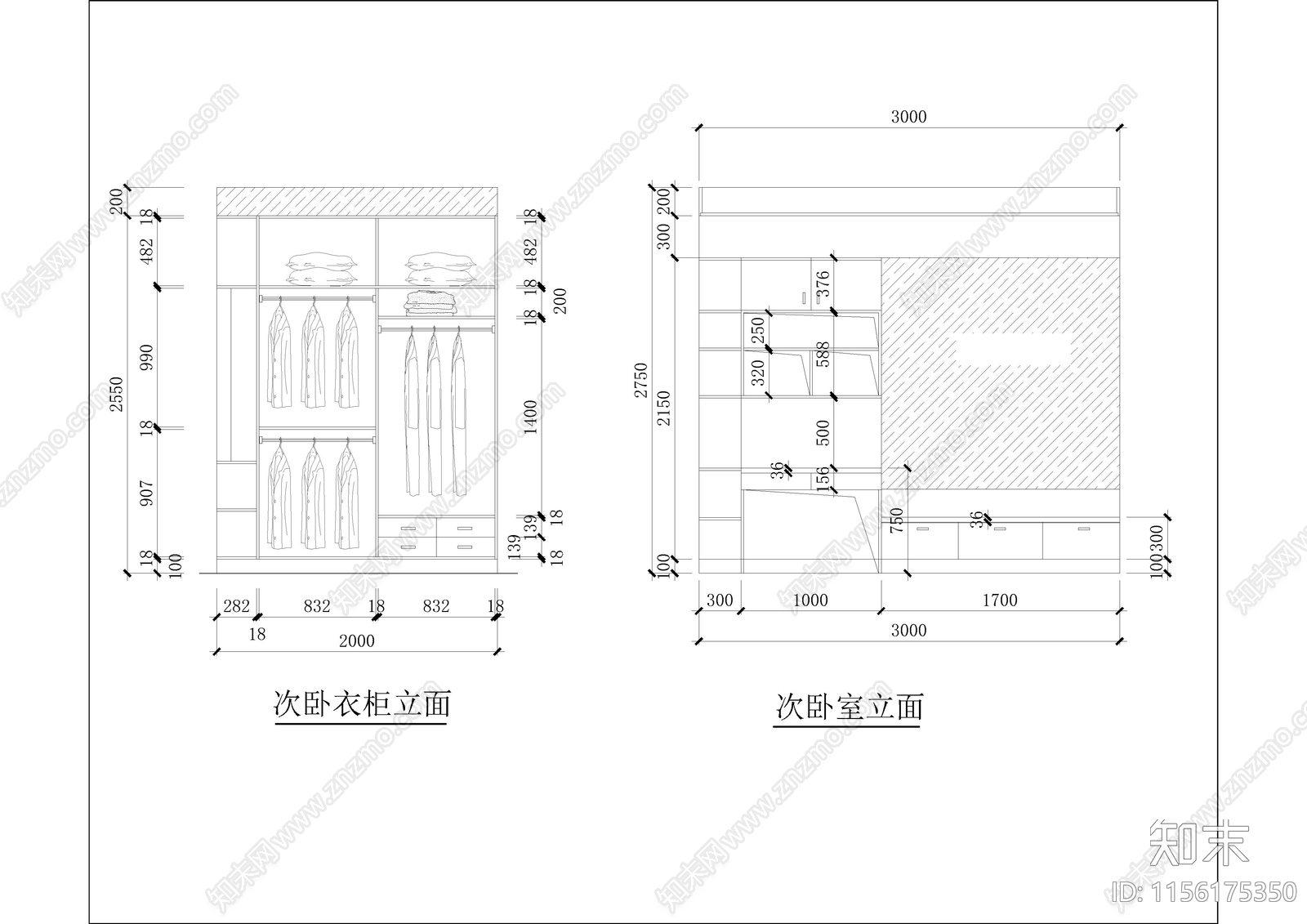 115㎡四居室家装平层空间设计CADcad施工图下载【ID:1156175350】
