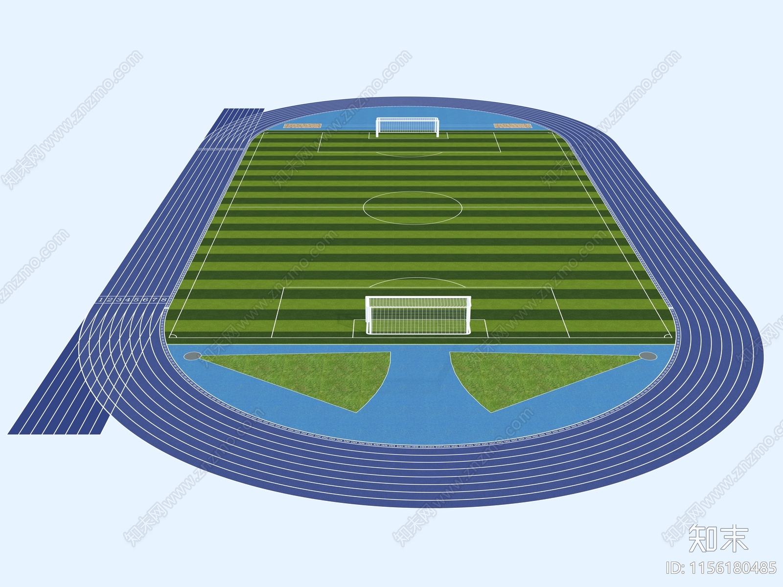 现代户外足球场3D模型下载【ID:1156180485】