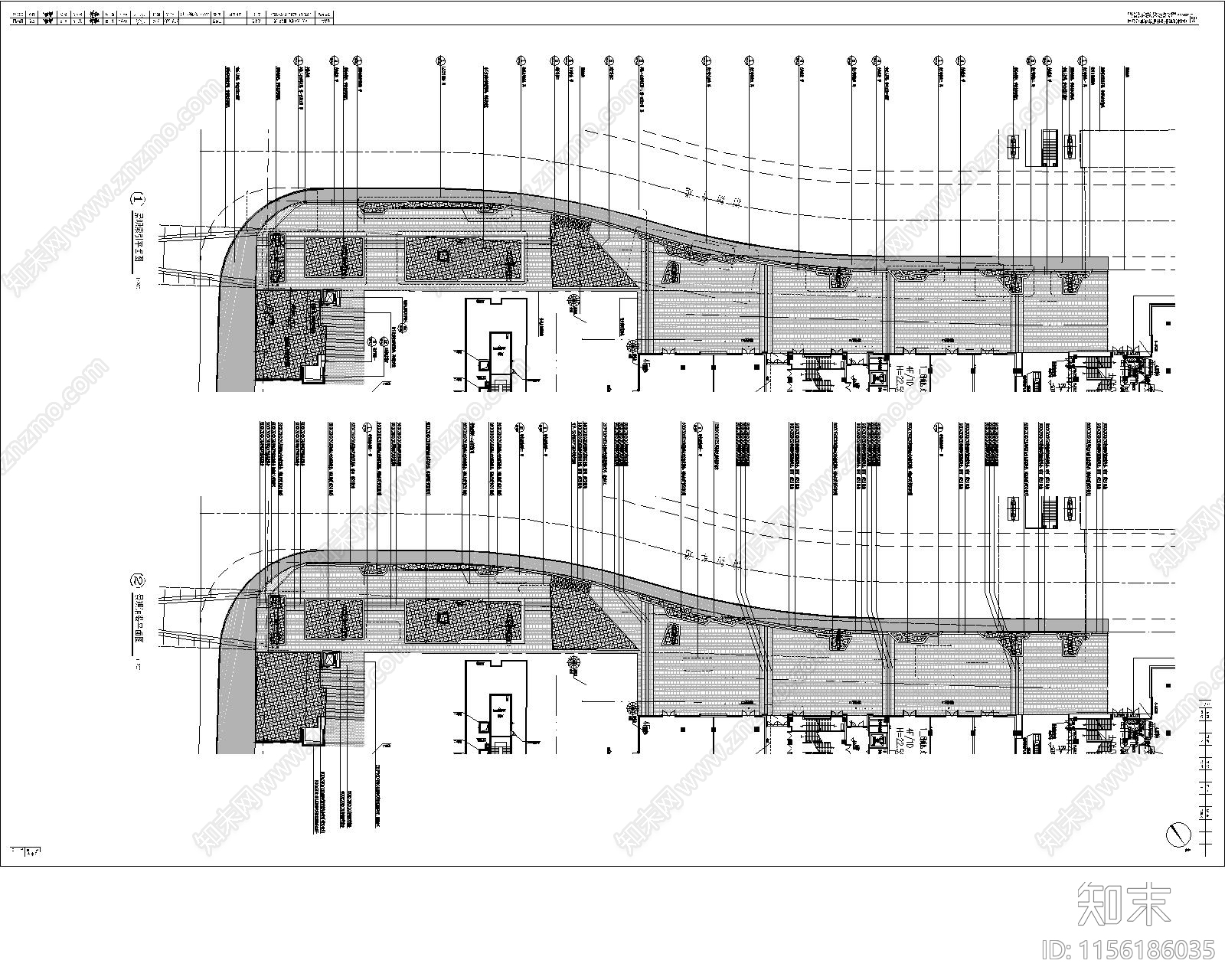 桥下空间园林景观园cad施工图下载【ID:1156186035】