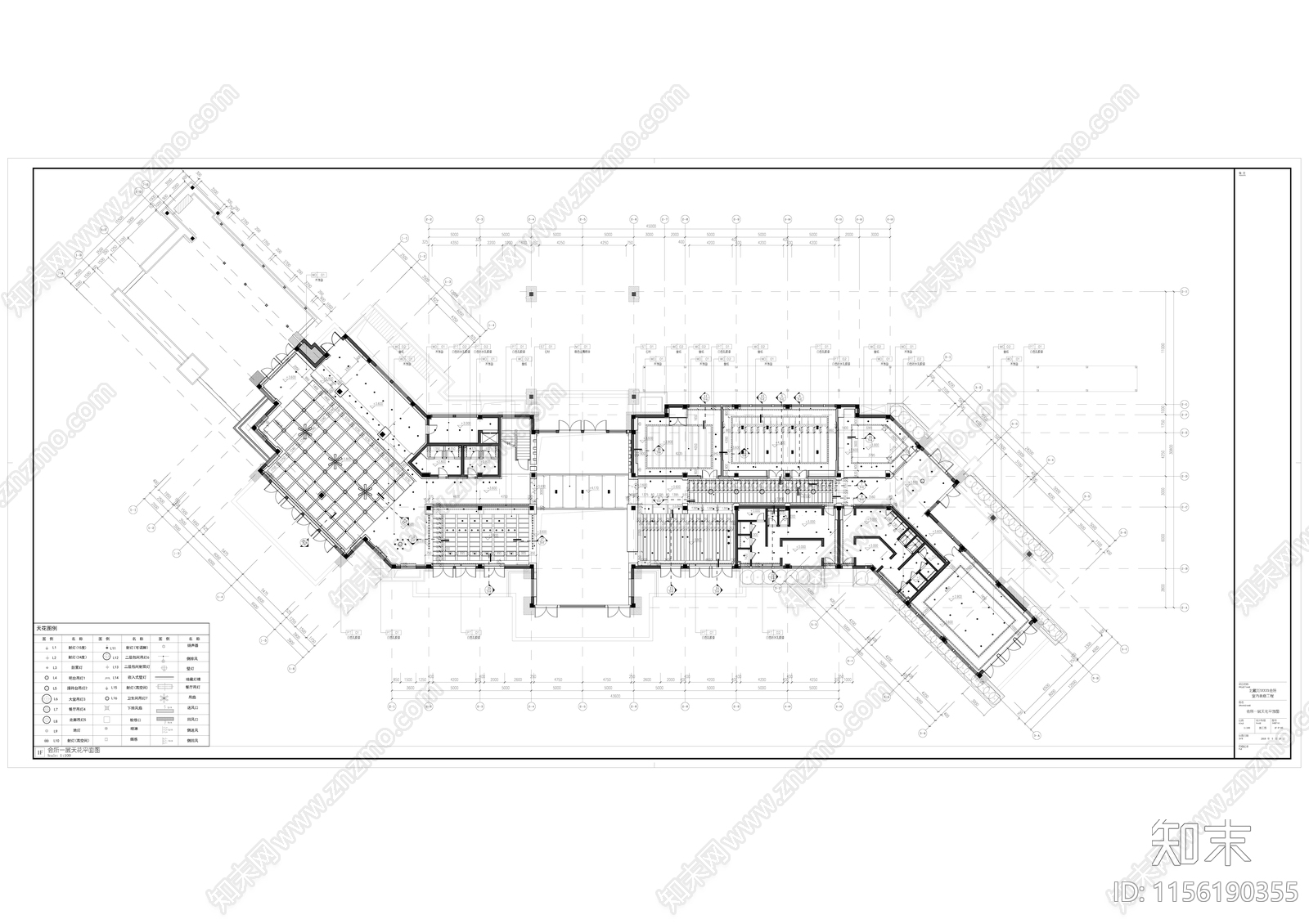 北戴河售楼处会所cad施工图下载【ID:1156190355】