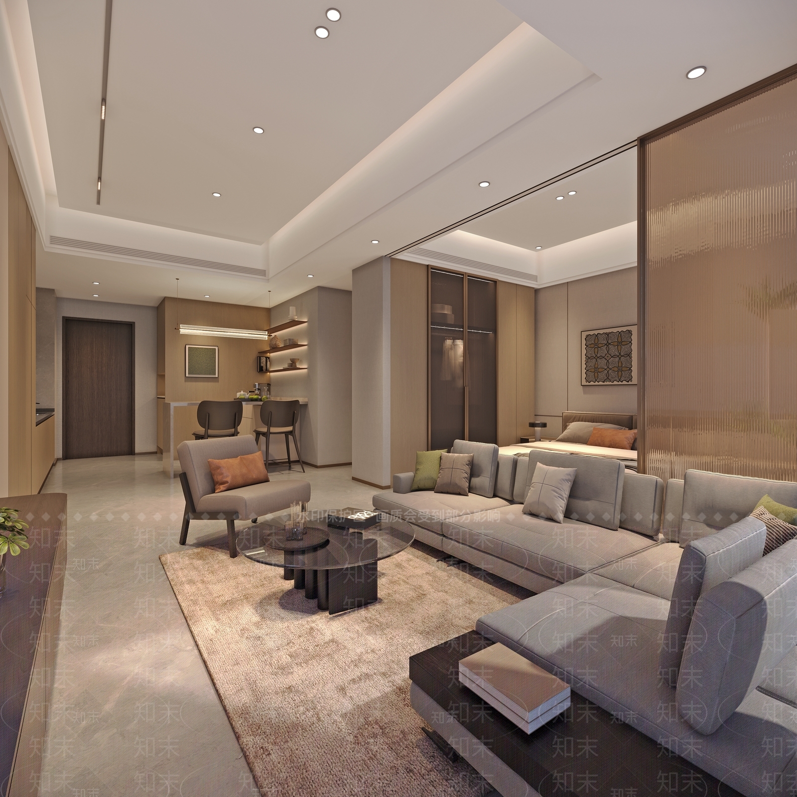现代公寓3D模型下载【ID:1156195264】