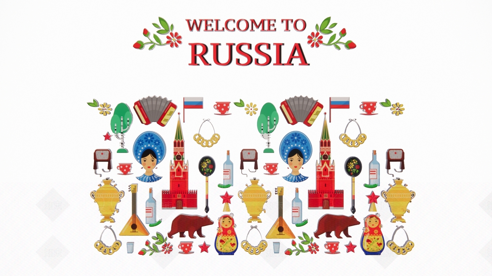 现代2D俄罗斯旅游文化景点舞蹈建筑剪影3D模型下载【ID:1156202985】