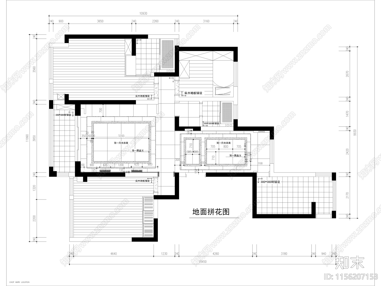 现代家装cad施工图下载【ID:1156207153】