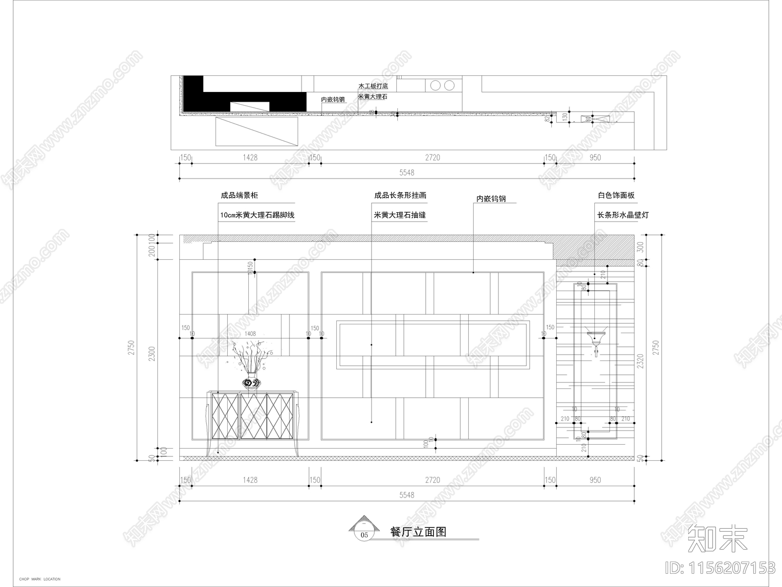 现代家装cad施工图下载【ID:1156207153】