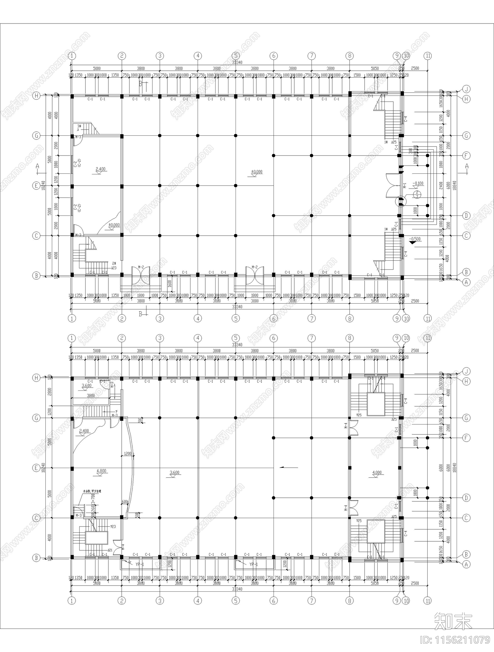 欧洲三层教堂建施工图下载【ID:1156211079】