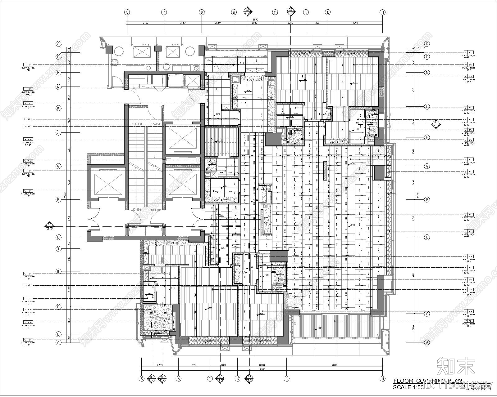 DIA丹健国际西安欧亚国际350cad施工图下载【ID:1156216537】