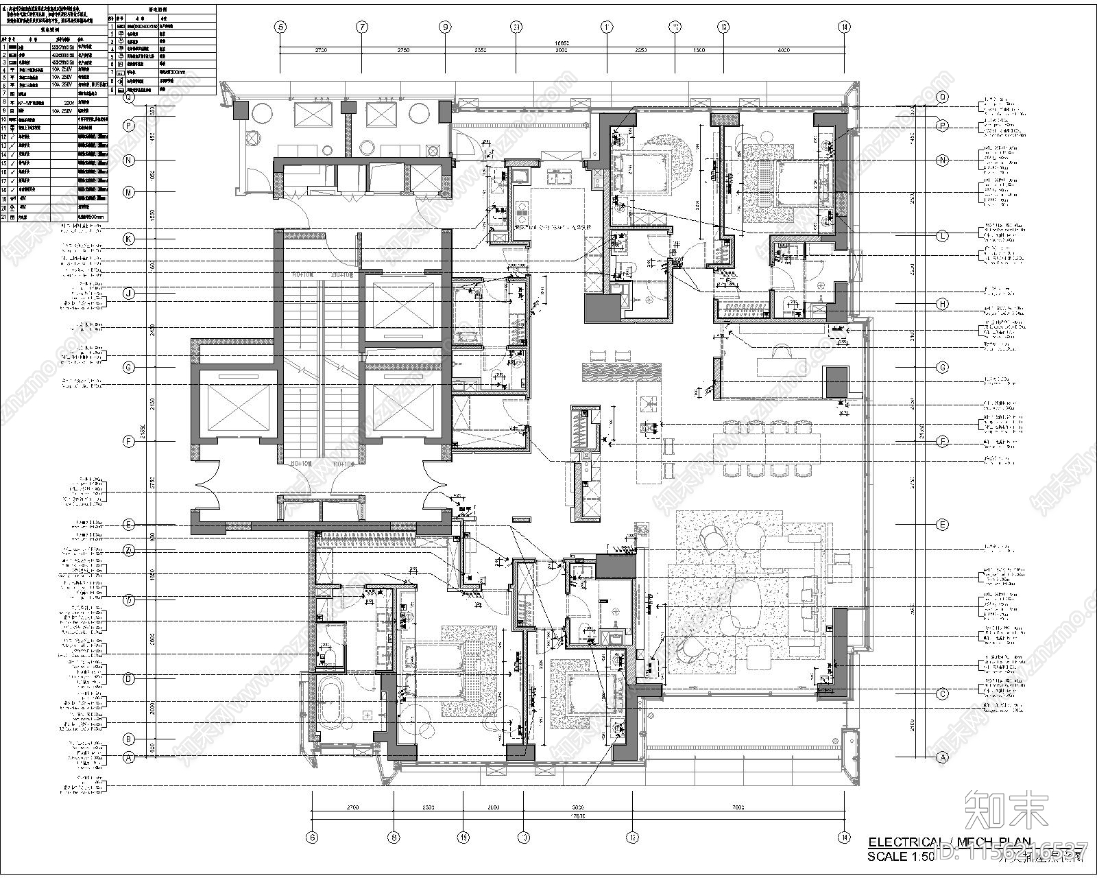 DIA丹健国际西安欧亚国际350cad施工图下载【ID:1156216537】