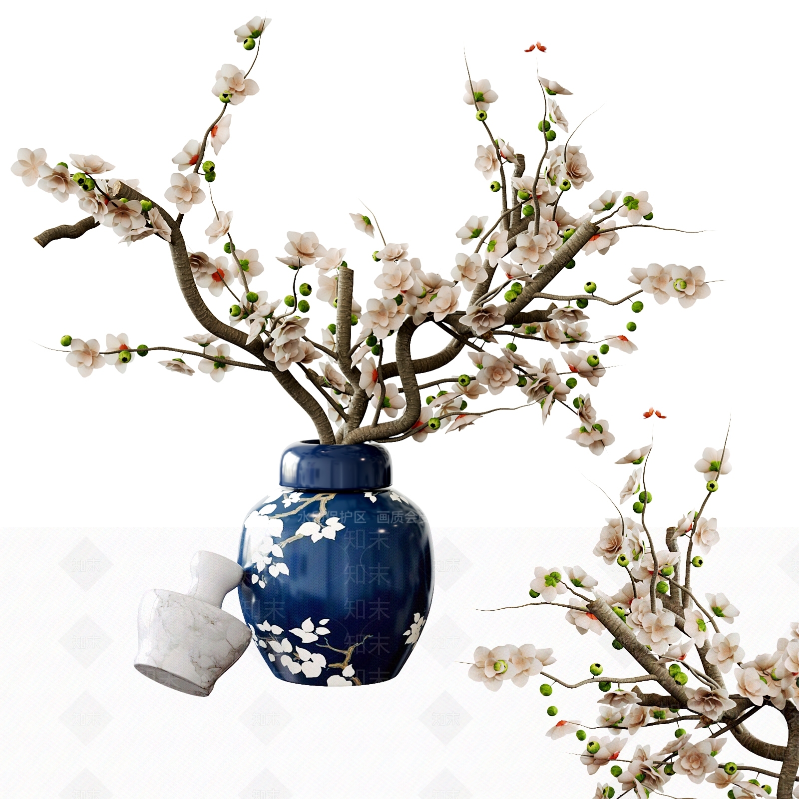 花艺3D模型下载【ID:1156224934】