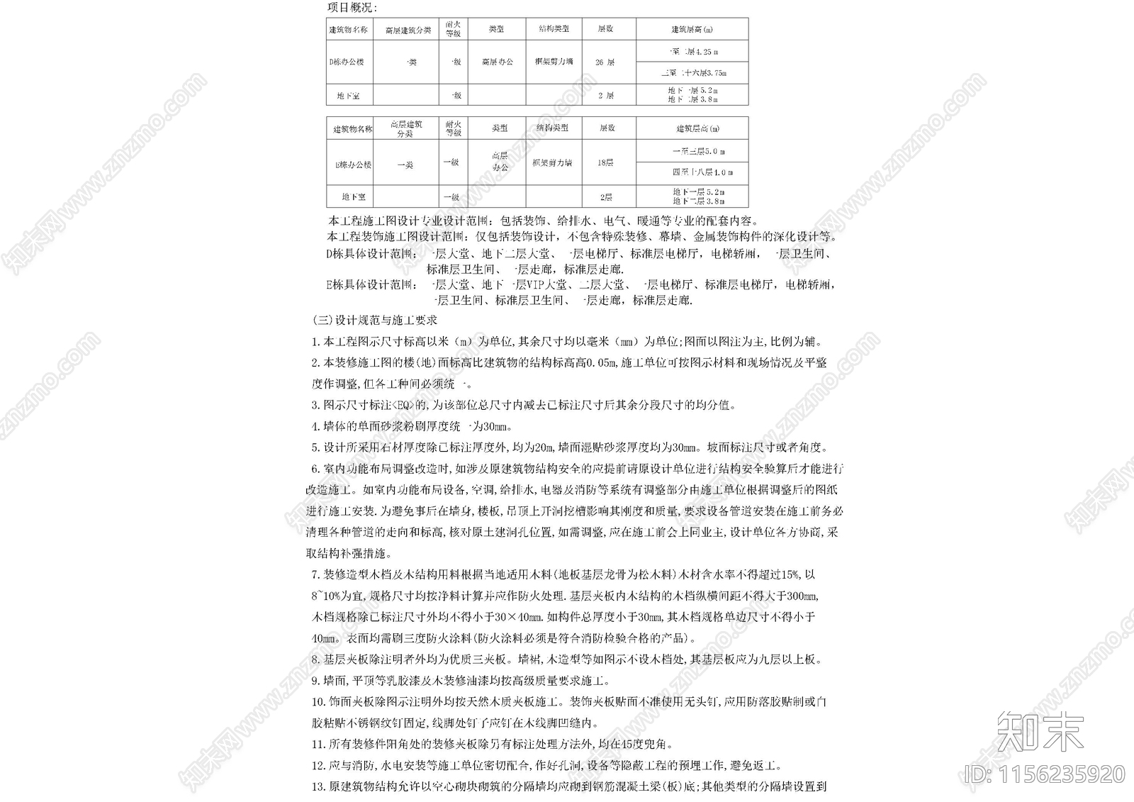 工装图例材料表设计说明目录图库施工图下载【ID:1156235920】