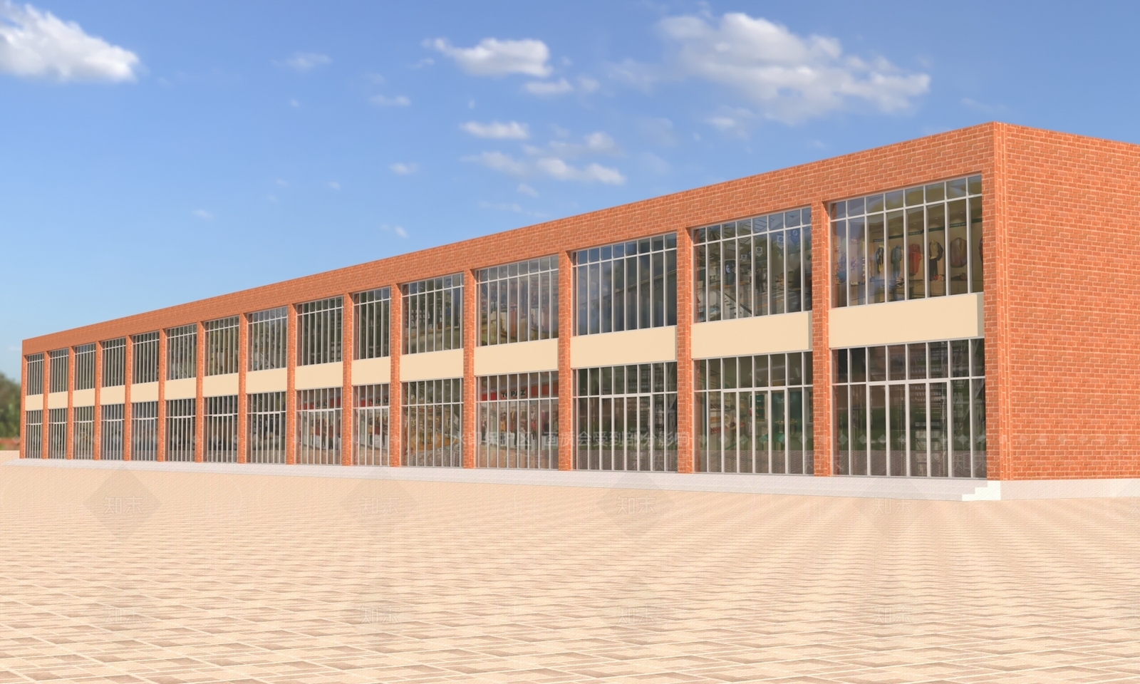 现代地铁站3D模型下载【ID:1156236083】