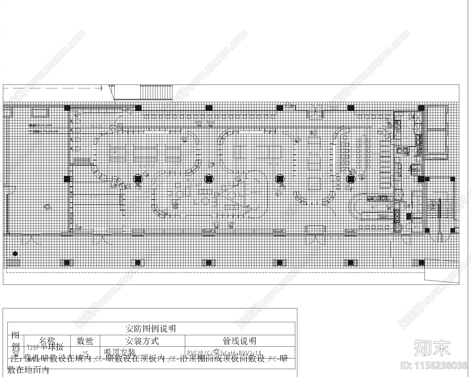 图书馆建筑水电图cad施工图下载【ID:1156238038】