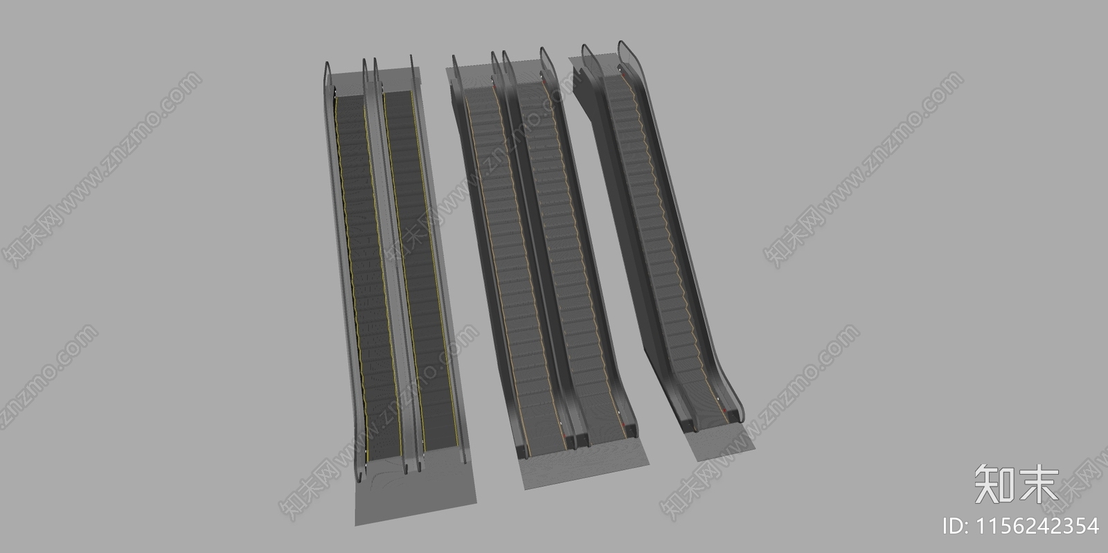 现代扶梯SU模型下载【ID:1156242354】