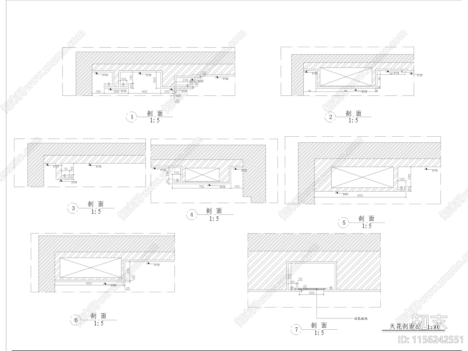 现代家装样板间全cad施工图下载【ID:1156242551】