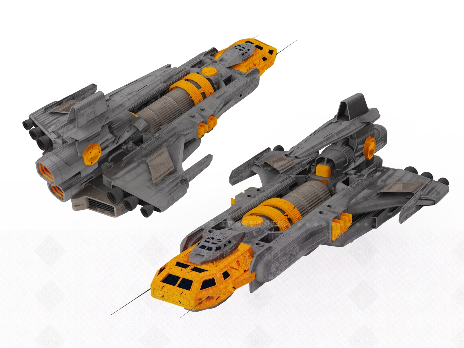 宇宙飞船3D模型下载【ID:1156246227】