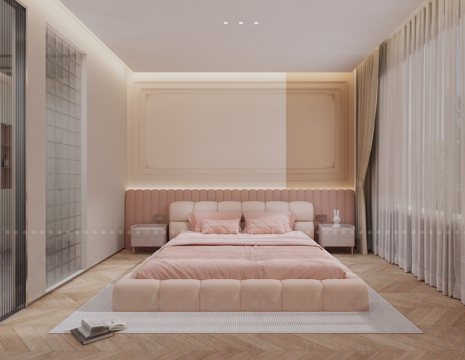 现代家居卧室SU模型下载【ID:1216041244】