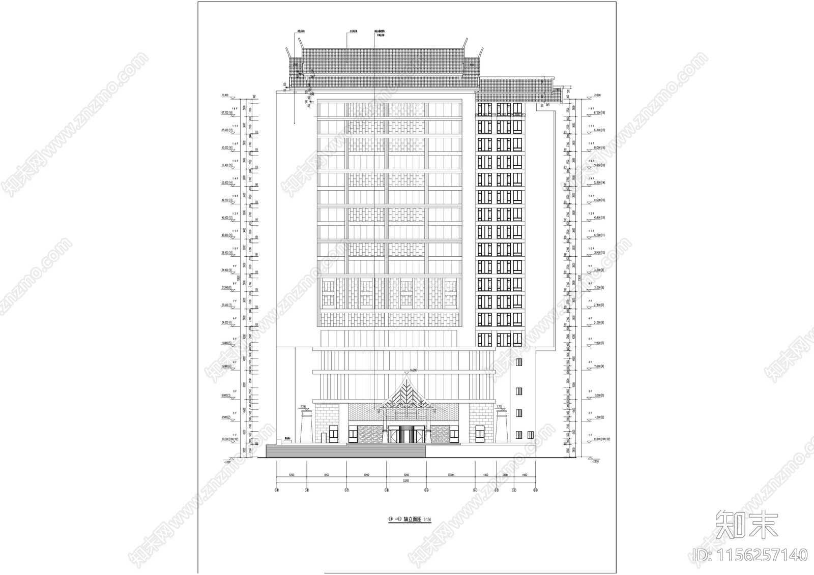 新中式风格温泉酒店说明详图全套cad施工图下载【ID:1156257140】