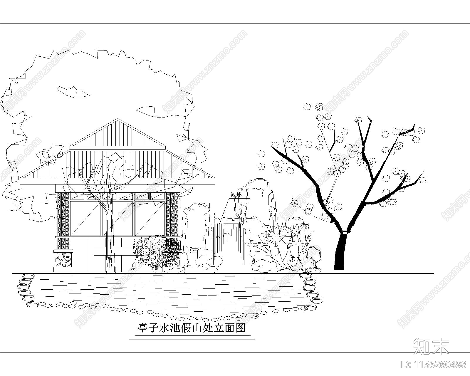 别墅景观设计方案cad施工图下载【ID:1156260498】