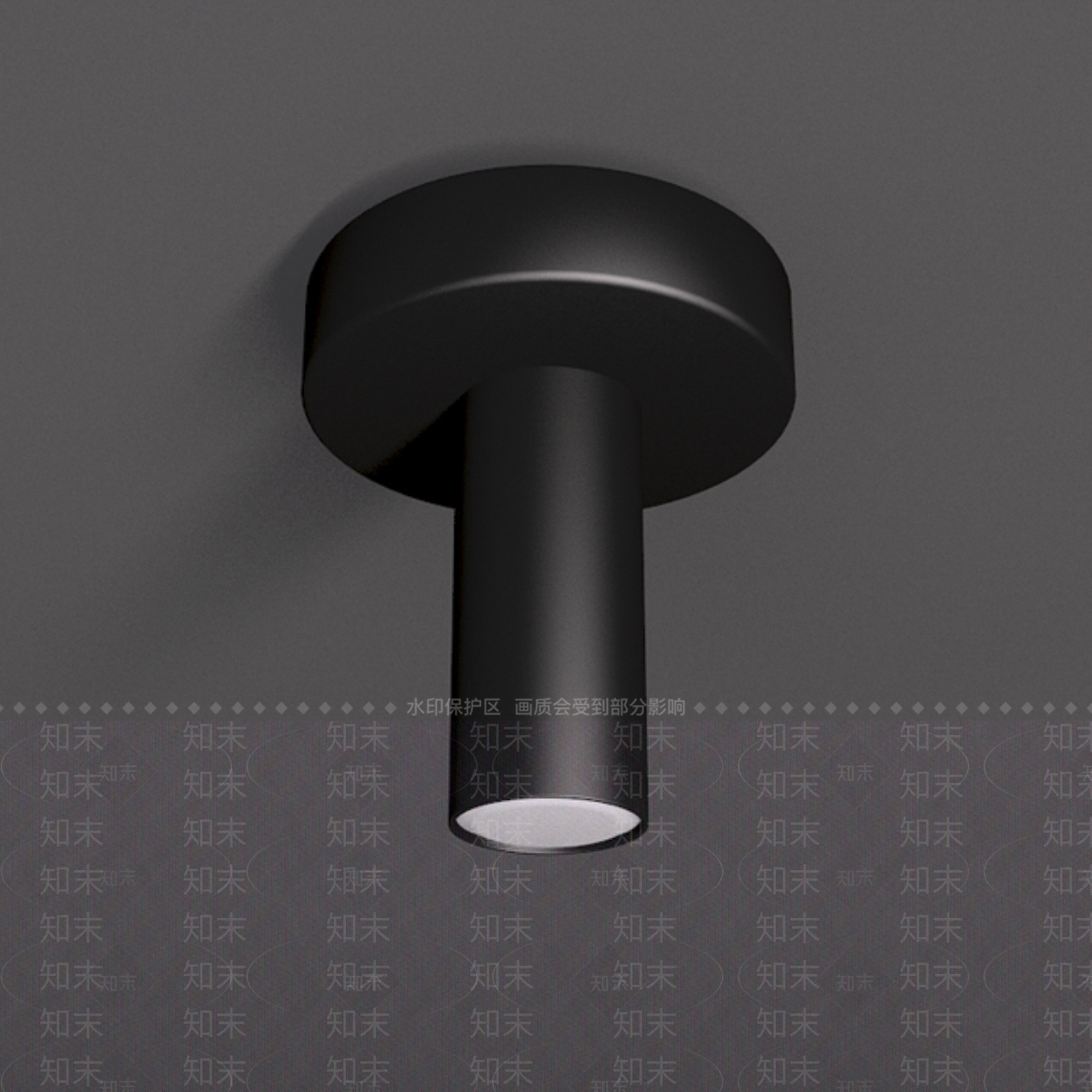现代筒灯3D模型下载【ID:1156260942】