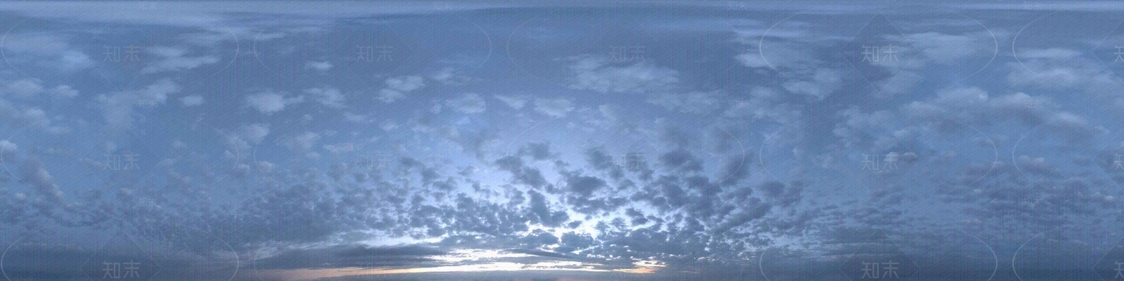 HDR晴天多云天空贴图下载【ID:1156261689】