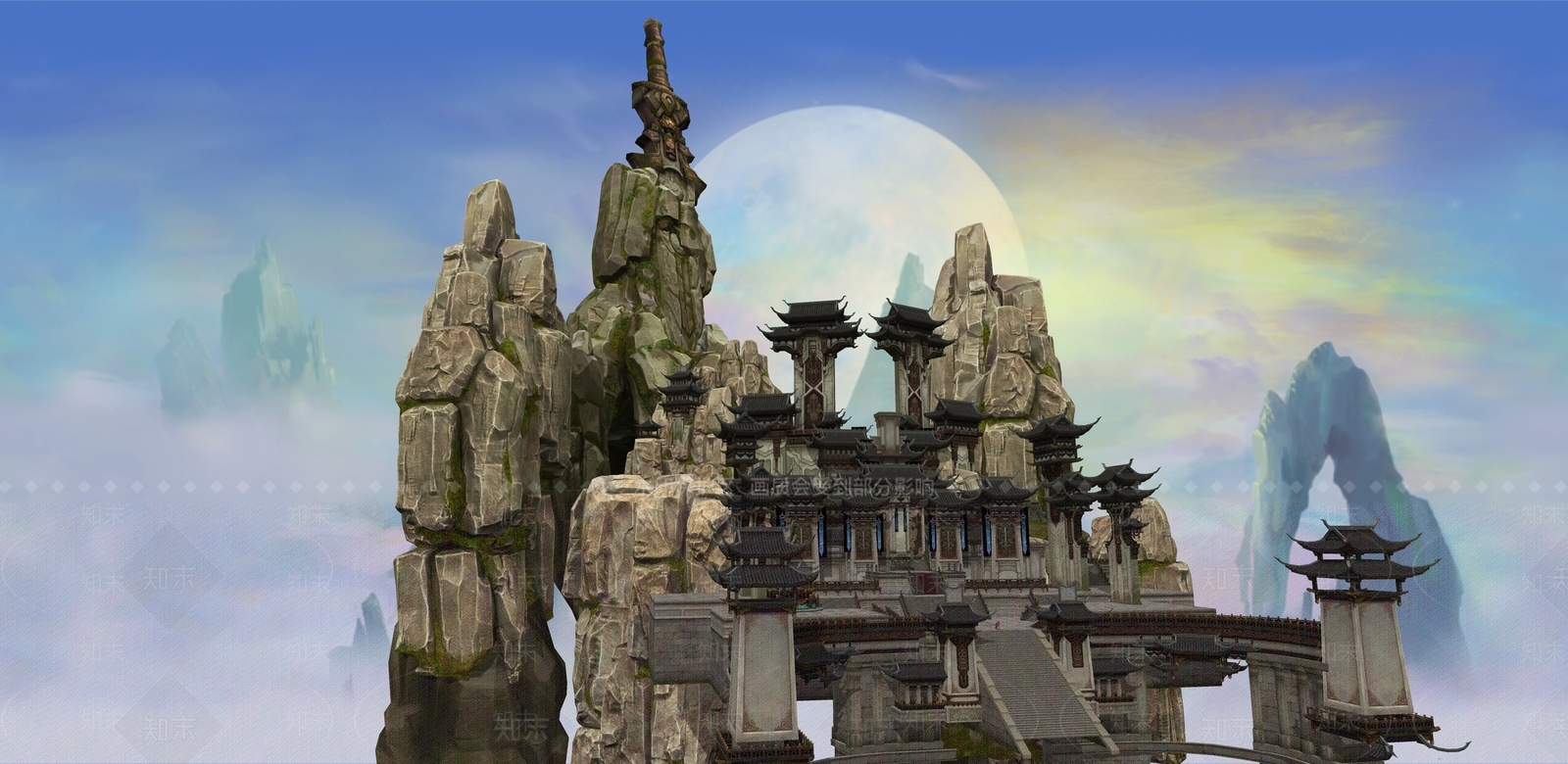 中式影视场景建筑SU模型下载【ID:1156264811】