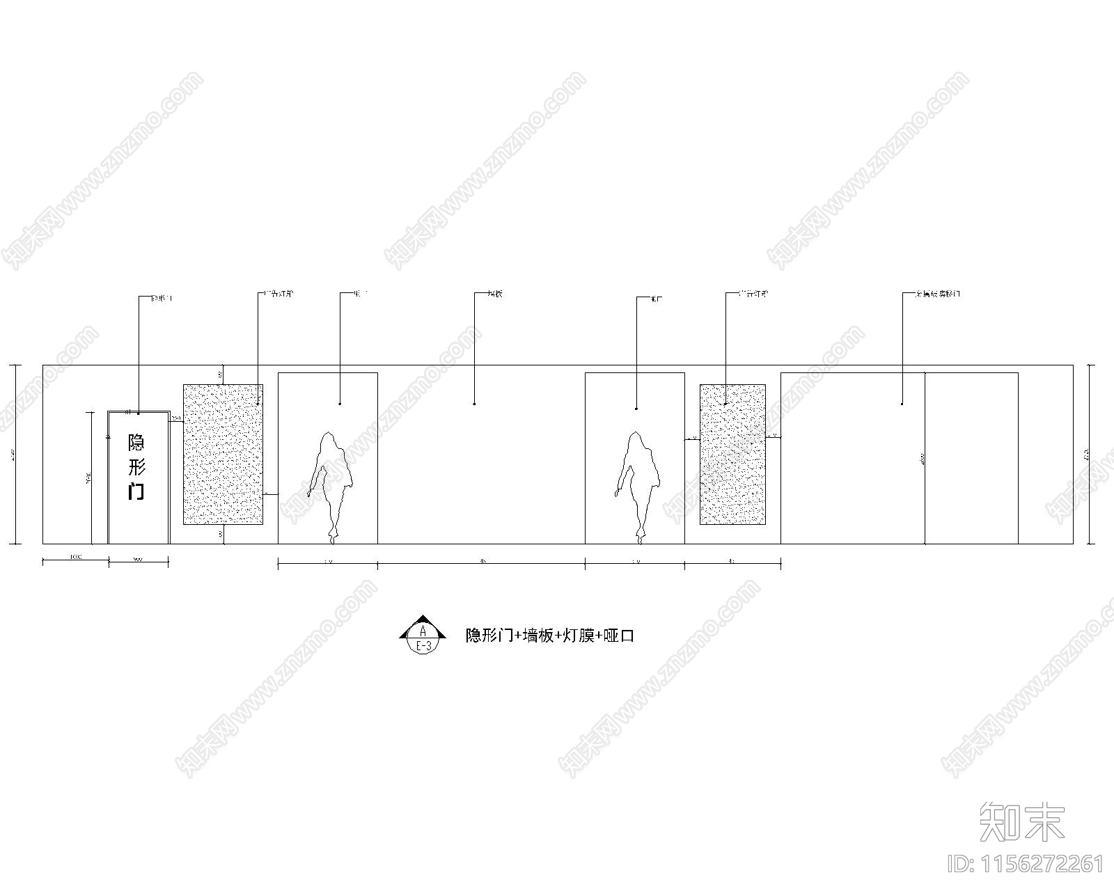 黄冈展厅装修图cad施工图下载【ID:1156272261】