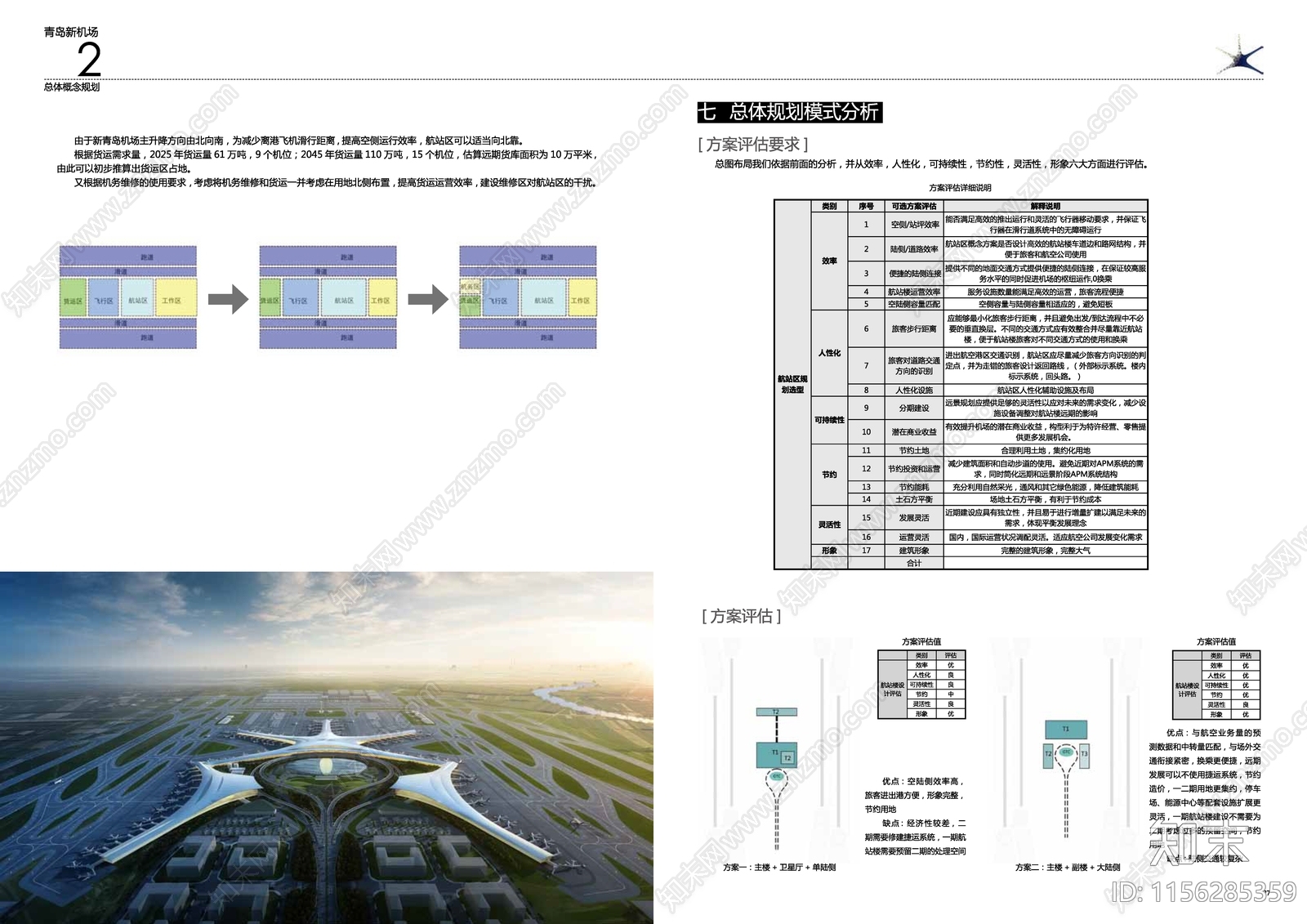 现代青岛新机场航站楼建筑方案文本下载【ID:1156285359】