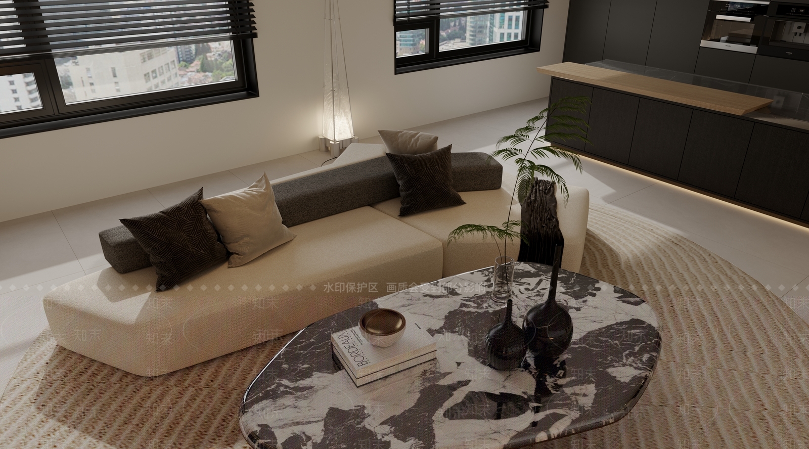 现代会议室3D模型下载【ID:1214363289】