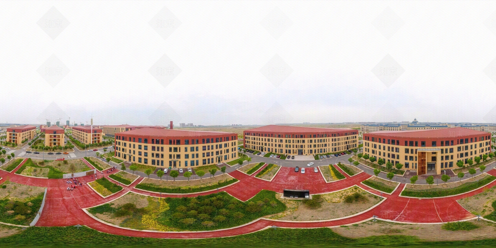 HDR城市小区社区广场全景贴图下载【ID:1156314776】