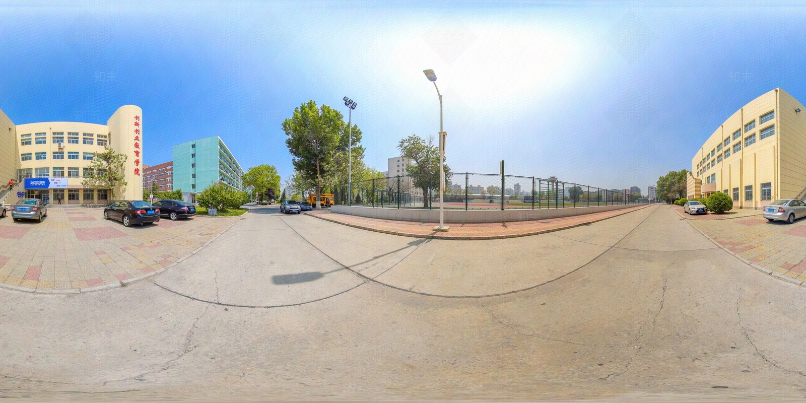 HDR城市小区社区广场全景贴图下载【ID:1156318083】