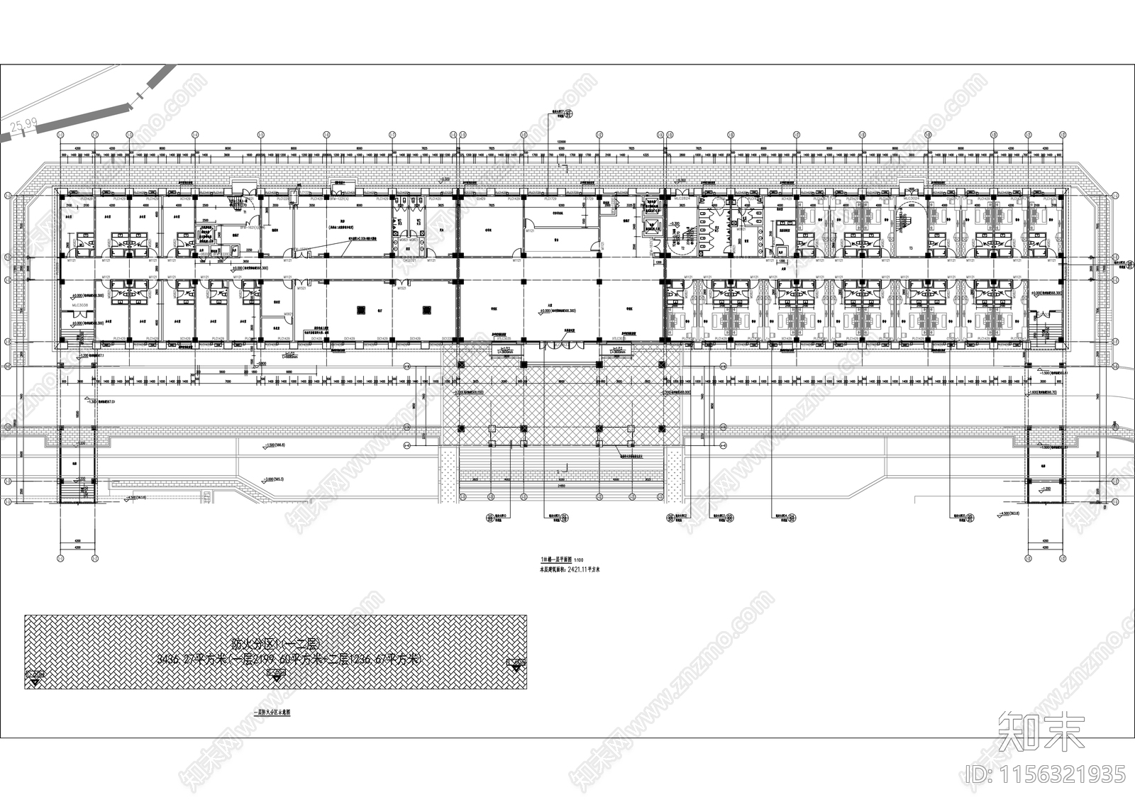 党校新校区项目建筑cad施工图下载【ID:1156321935】