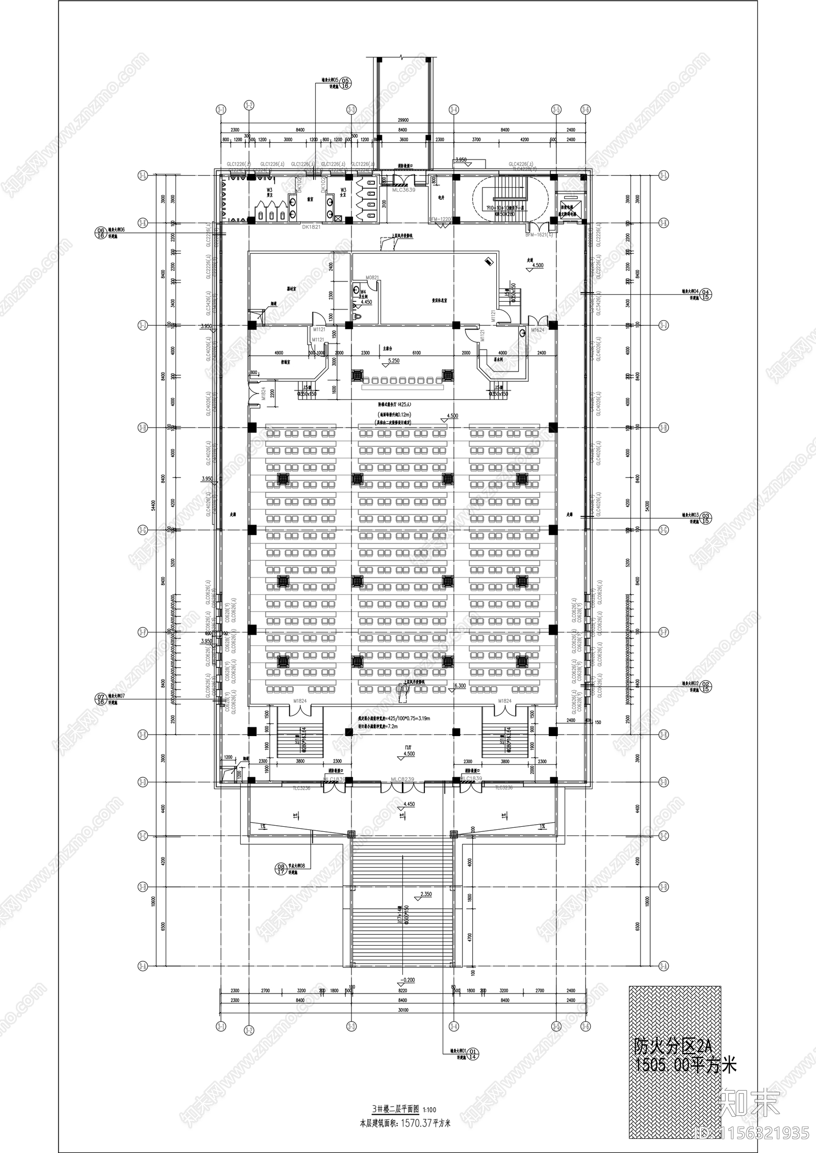 党校新校区项目建筑cad施工图下载【ID:1156321935】