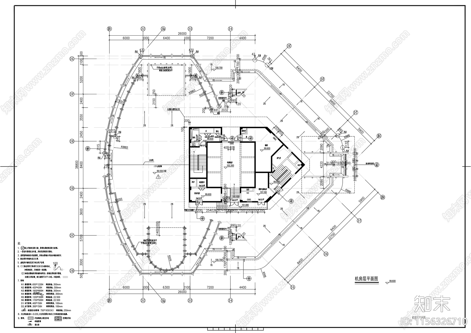 27层现代风格商业办公楼建筑设cad施工图下载【ID:1156326710】