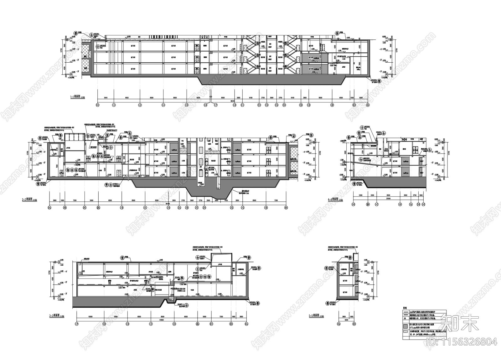 48层商业综合体建筑cad施工图下载【ID:1156326804】