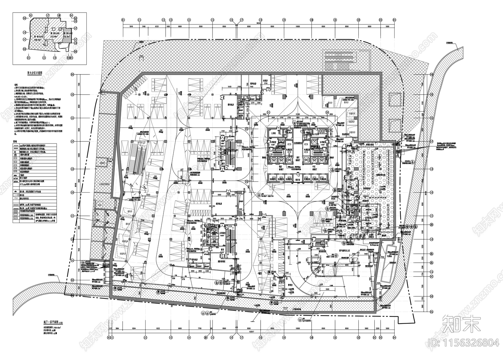 48层商业综合体建筑cad施工图下载【ID:1156326804】