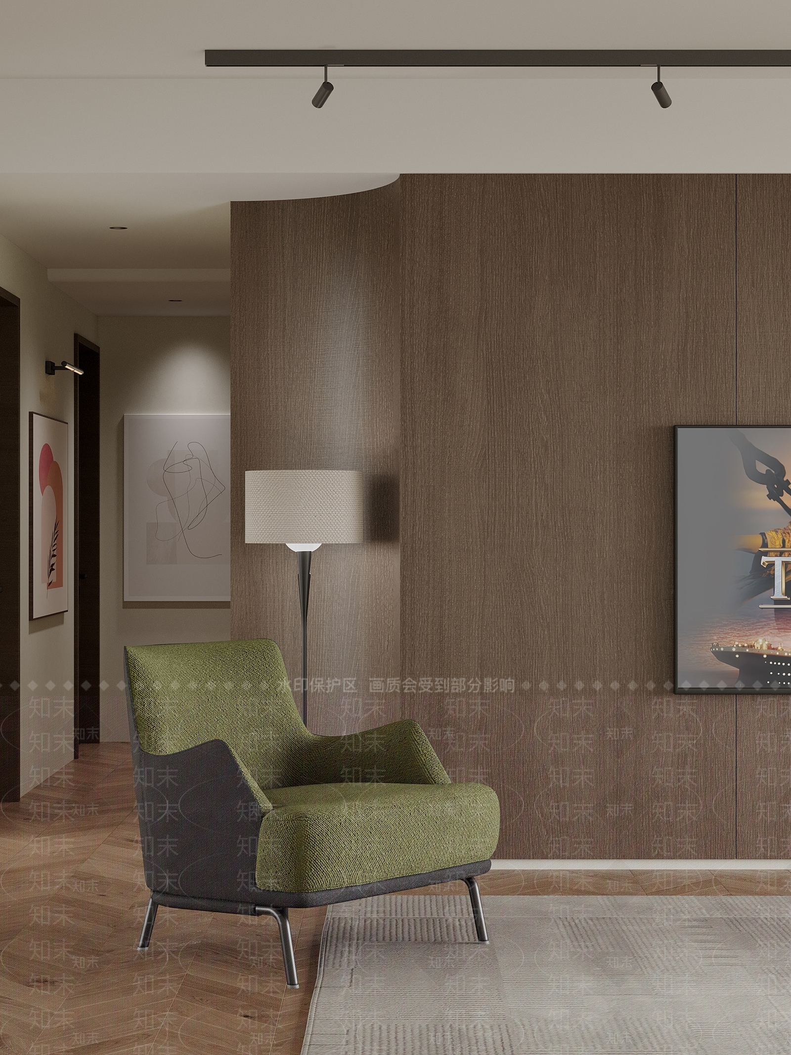 现代创意单人沙发3D模型下载【ID:1156327557】