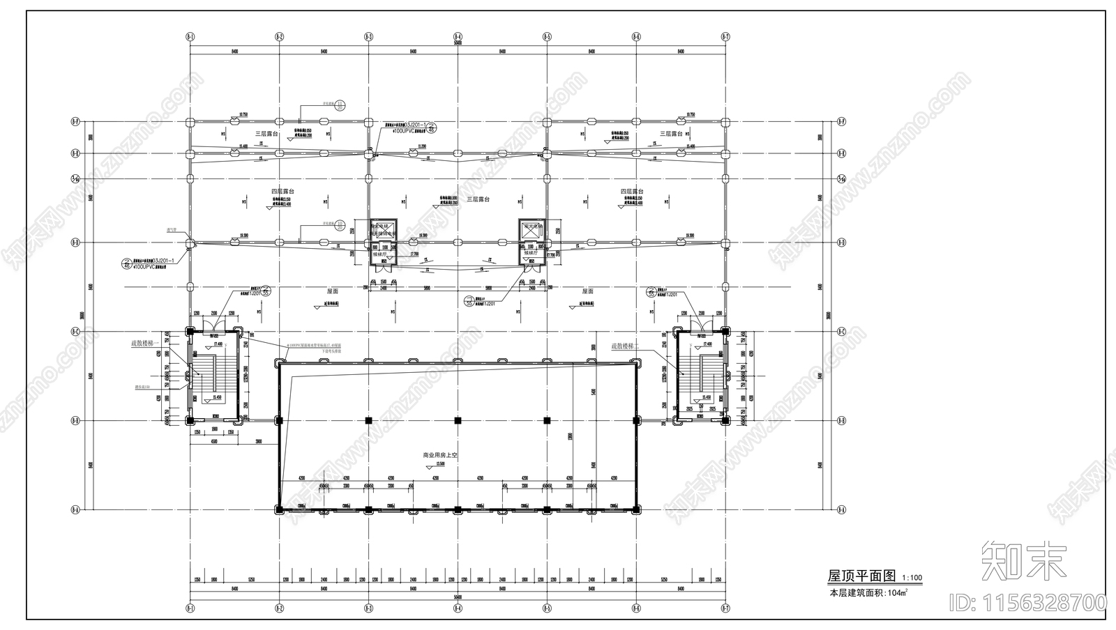 四层欧式商业楼cad施工图下载【ID:1156328700】